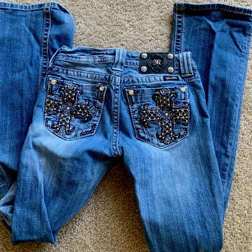 size 25 bootcut miss me jeans